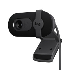 Logitech Brio 101 Full HD 1080p Webcam for Meetings, Streaming, Desktop, Laptop, PC - Built-in Mic, Shutter, Works with Zoom, Microsoft Teams, Nintendo Switch 2’s New GameChat Mode, USB-A,-Black